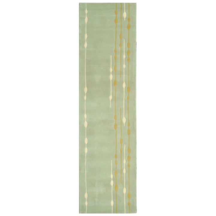 SAFAVIEH Soho Collection SOH303A Handmade Light Green Rug Image 1