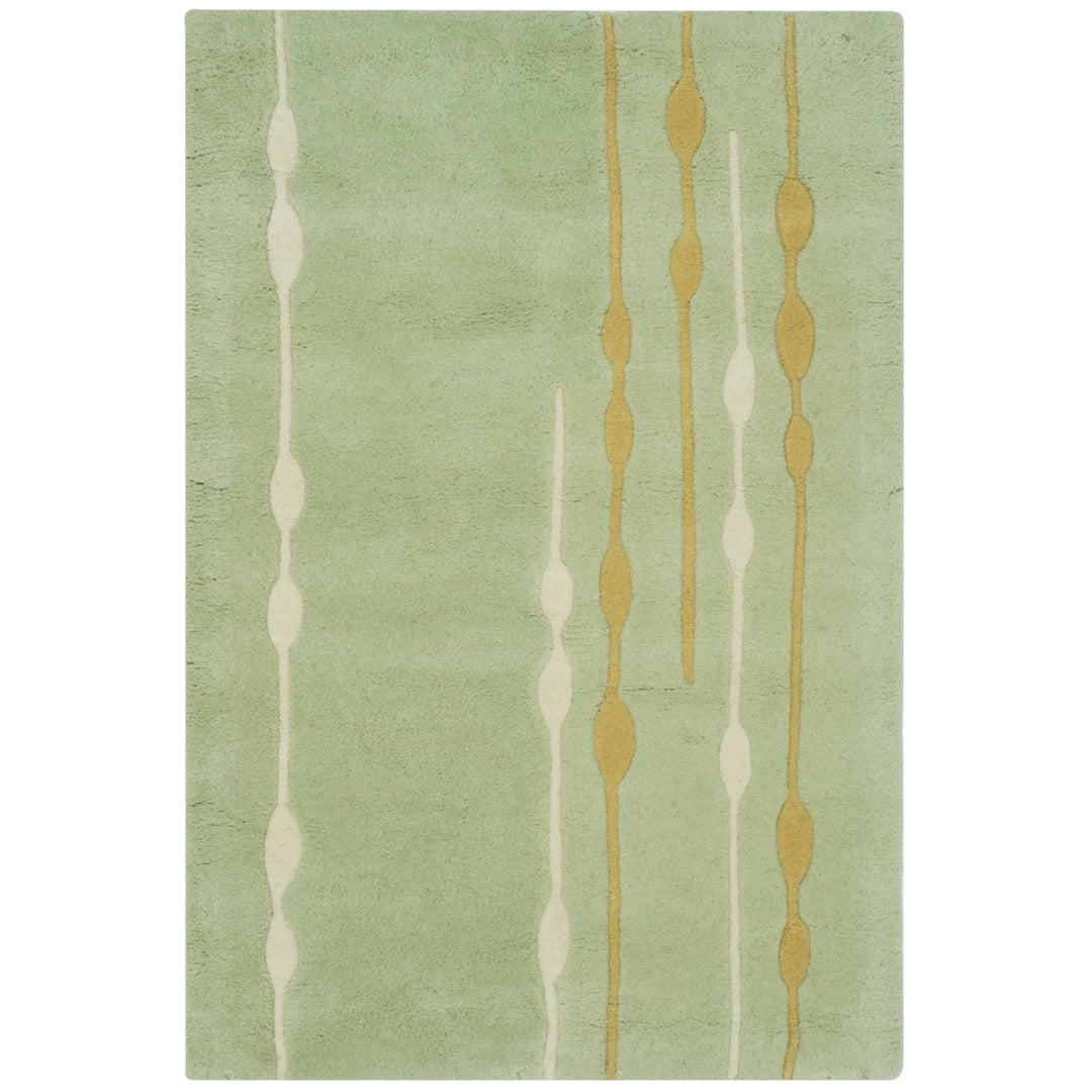 SAFAVIEH Soho Collection SOH303A Handmade Light Green Rug Image 8