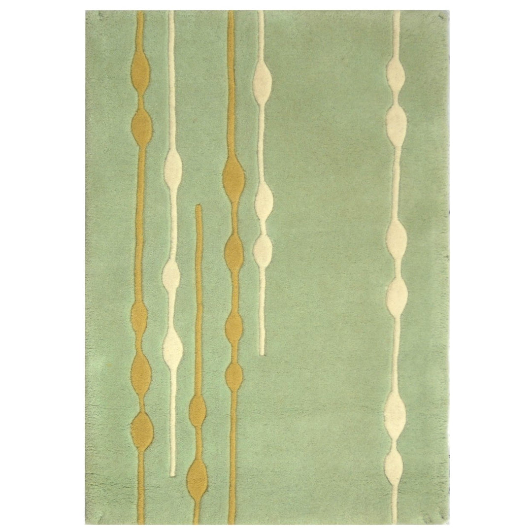 SAFAVIEH Soho Collection SOH303A Handmade Light Green Rug Image 10