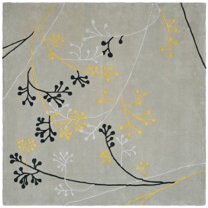 SAFAVIEH Soho Collection SOH305G Handmade Grey Rug Image 1