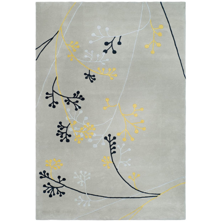 SAFAVIEH Soho Collection SOH305G Handmade Grey Rug Image 1