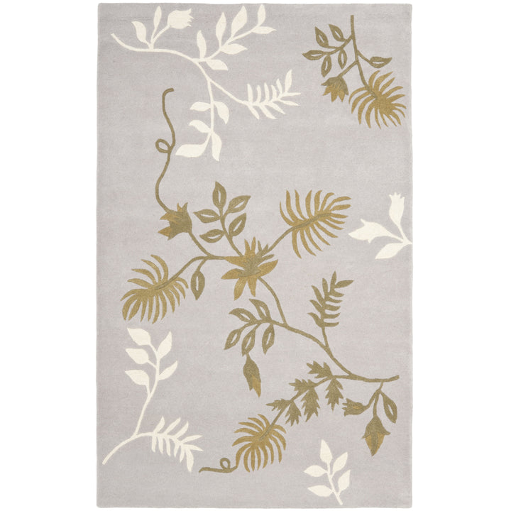 SAFAVIEH Soho Collection SOH313B Handmade Light Grey Rug Image 9