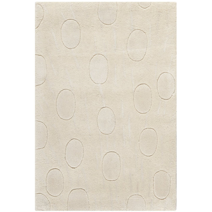 SAFAVIEH Soho SOH323A Handmade White / White Rug Image 1