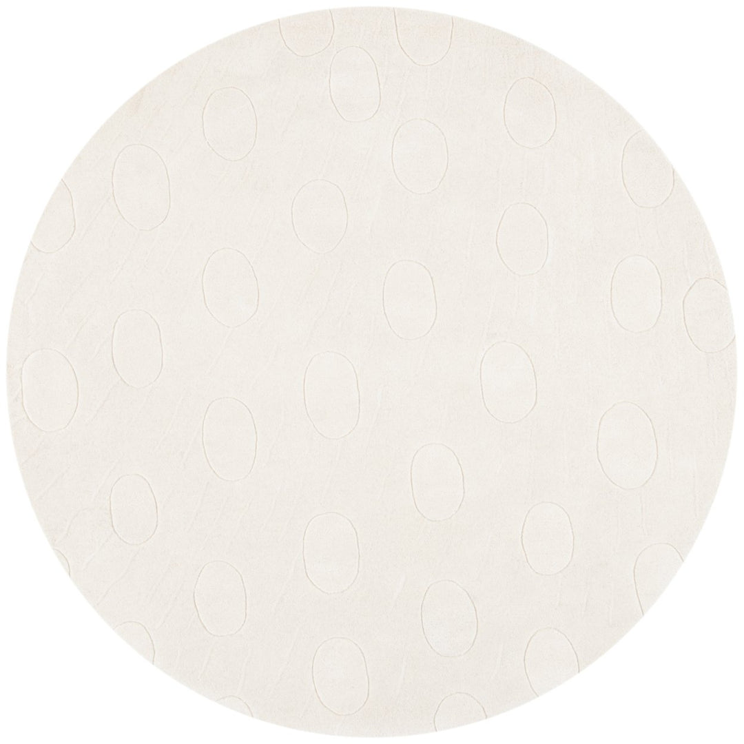 SAFAVIEH Soho SOH323A Handmade White / White Rug Image 1