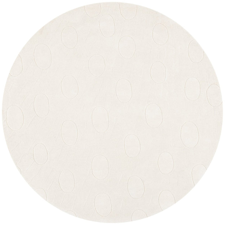 SAFAVIEH Soho SOH323A Handmade White / White Rug Image 1