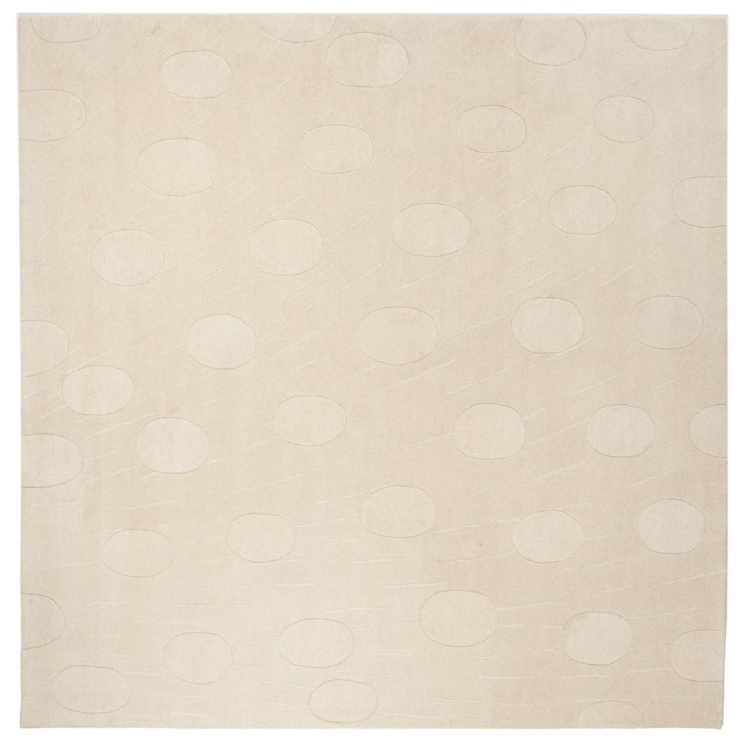 SAFAVIEH Soho SOH323A Handmade White / White Rug Image 1