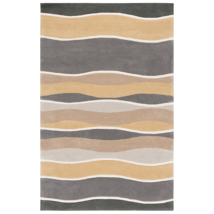 SAFAVIEH Soho Collection SOH337A Handmade Grey / Gold Rug Image 8