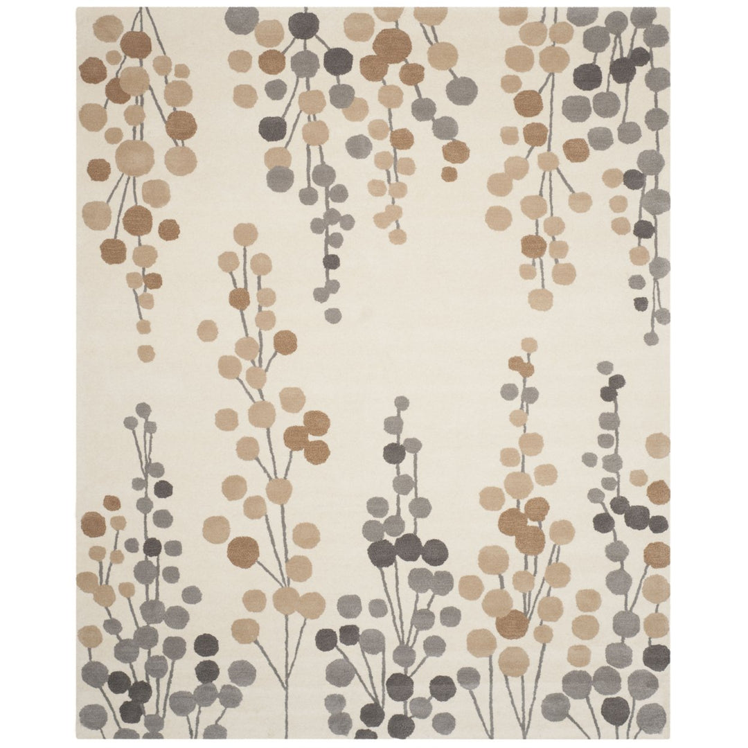 SAFAVIEH Soho Collection SOH338A Handmade Beige/Grey Rug Image 1