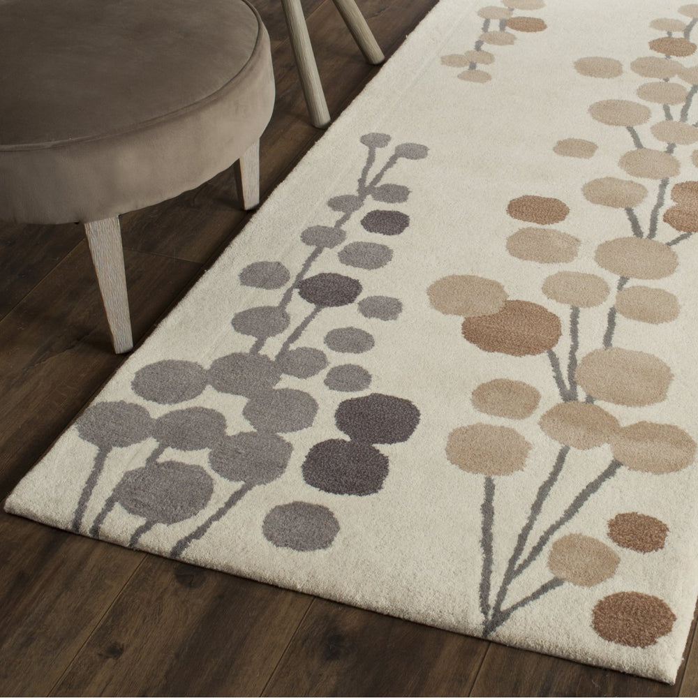 SAFAVIEH Soho Collection SOH338A Handmade Beige/Grey Rug Image 2