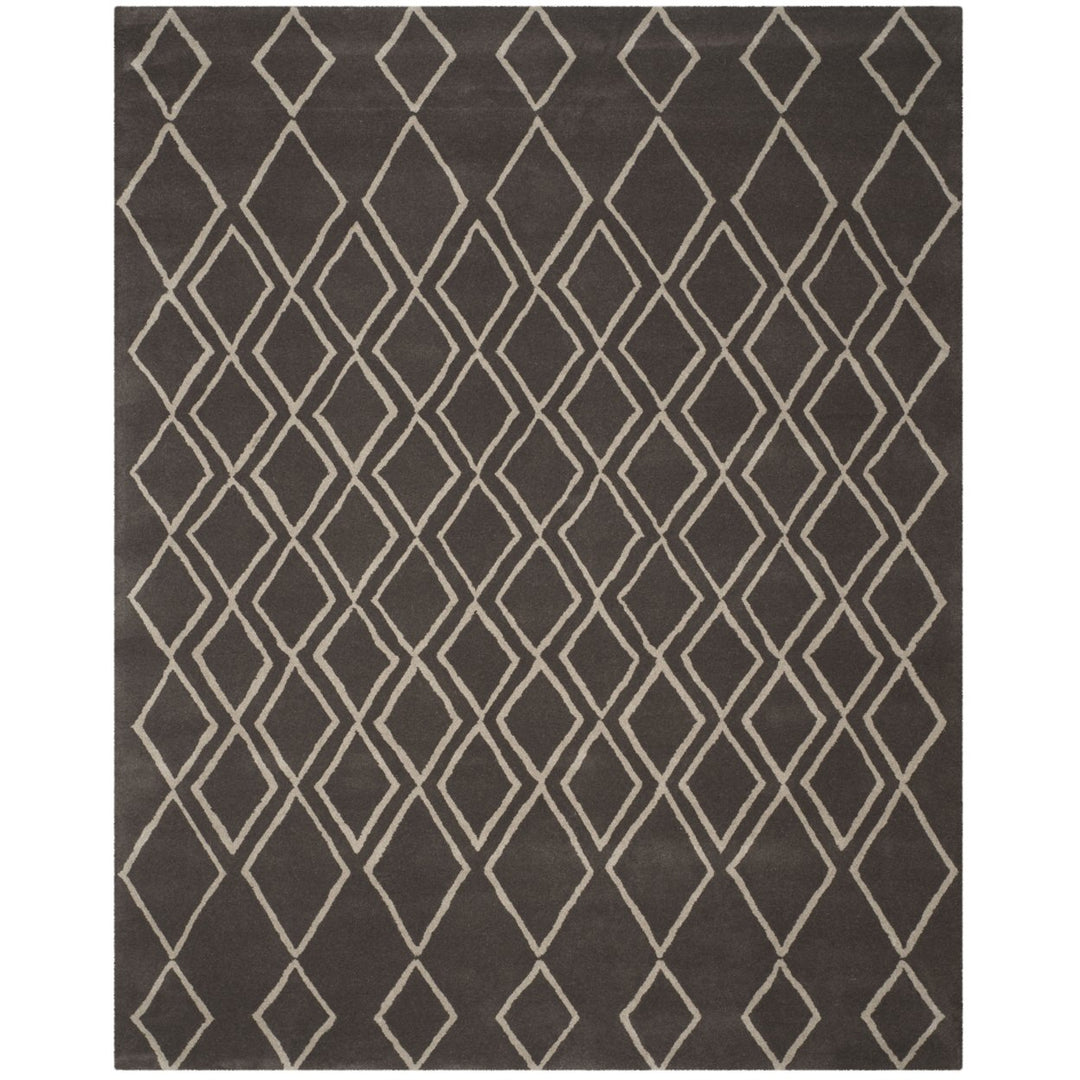 SAFAVIEH Soho SOH340A Handmade Ivory / Dark Grey Rug Image 1