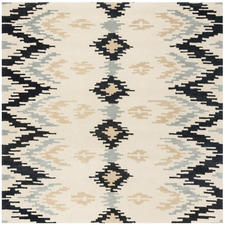 SAFAVIEH Soho SOH339A Handmade Ivory / Dark Grey Rug Image 1