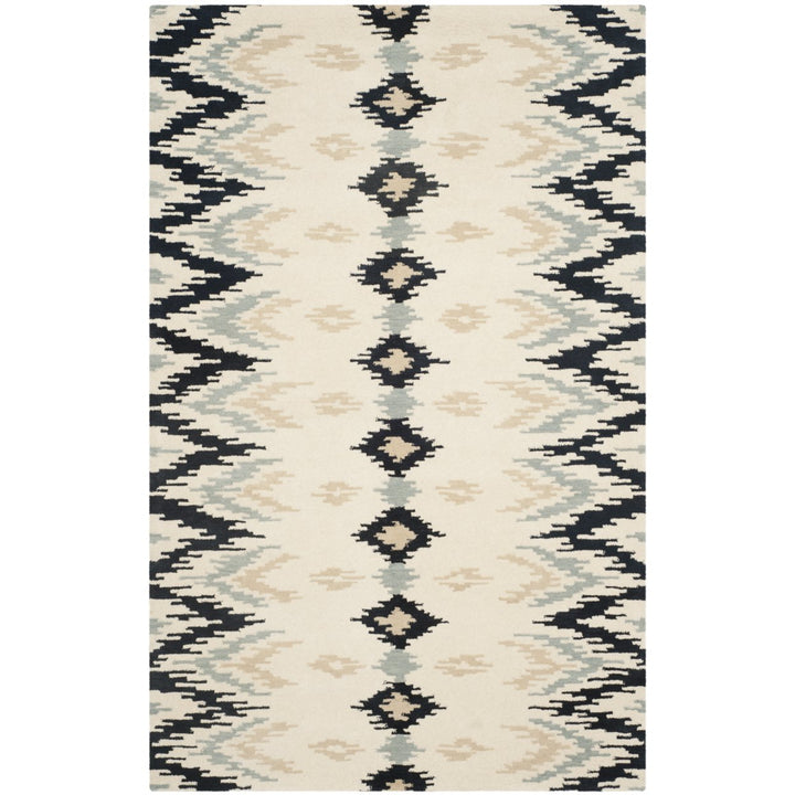 SAFAVIEH Soho SOH339A Handmade Ivory / Dark Grey Rug Image 8