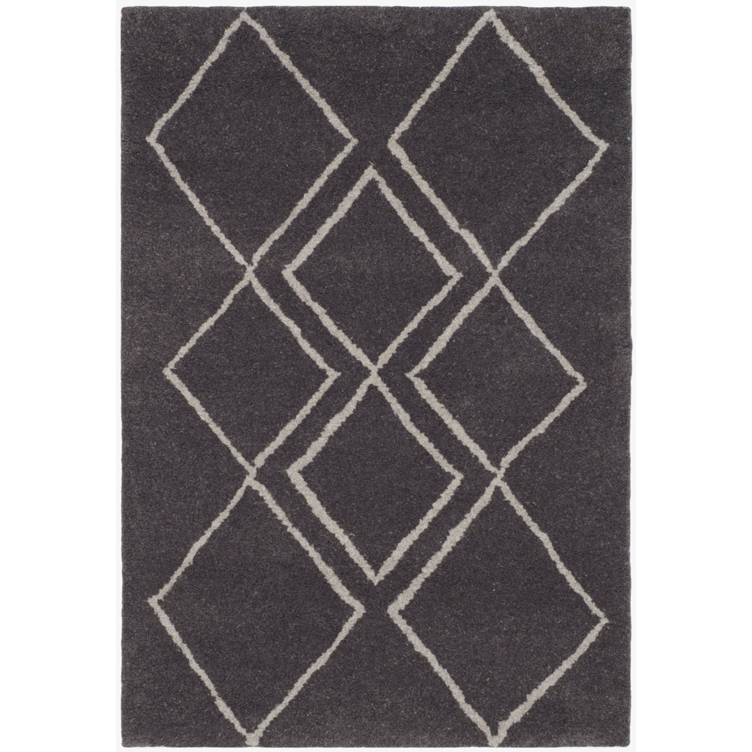 SAFAVIEH Soho SOH340A Handmade Ivory / Dark Grey Rug Image 1