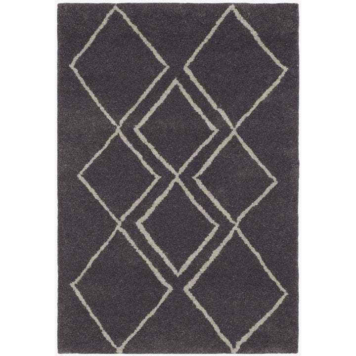 SAFAVIEH Soho SOH340A Handmade Ivory / Dark Grey Rug Image 1