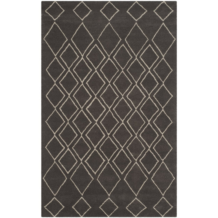 SAFAVIEH Soho SOH340A Handmade Ivory / Dark Grey Rug Image 1