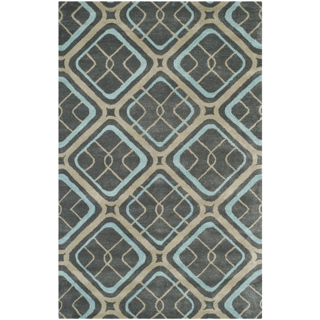 SAFAVIEH Soho Collection SOH412A Handmade Grey/Multi Rug Image 11