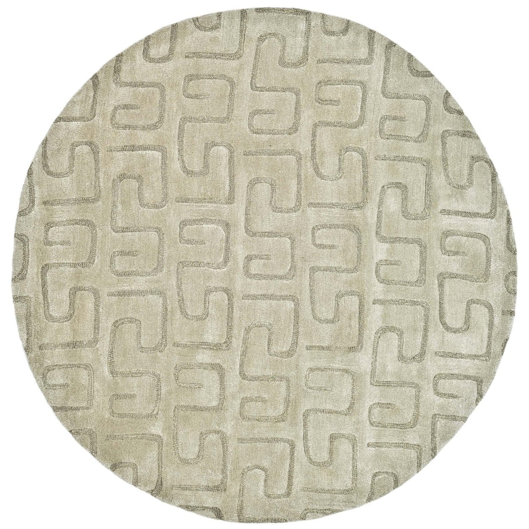 SAFAVIEH Soho Collection SOH416D Handmade Light Green Rug Image 4