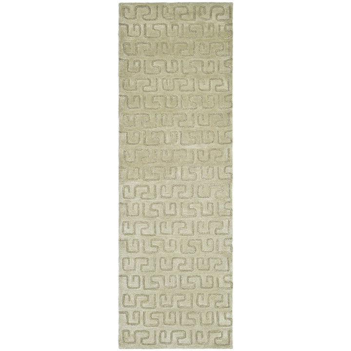 SAFAVIEH Soho Collection SOH416D Handmade Light Green Rug Image 5