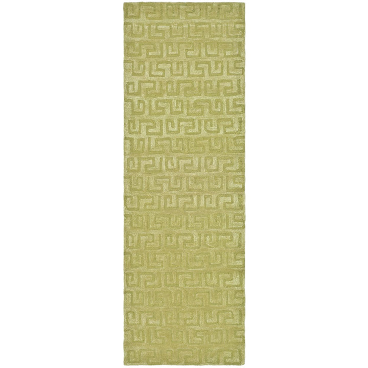 SAFAVIEH Soho SOH416A Handmade Green / Green Rug Image 5