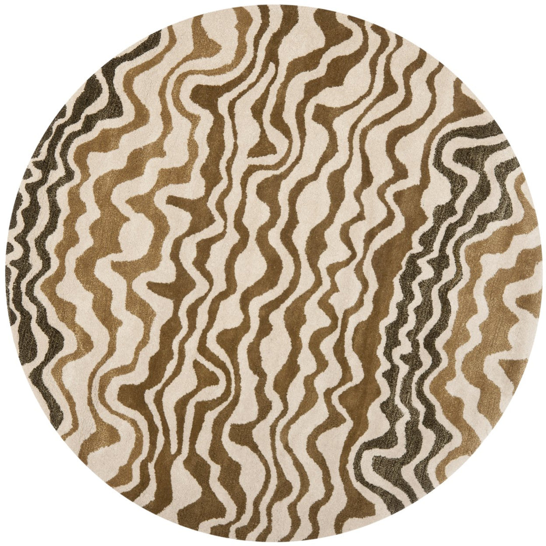 SAFAVIEH Soho SOH417A Handmade Beige / Brown Rug Image 1