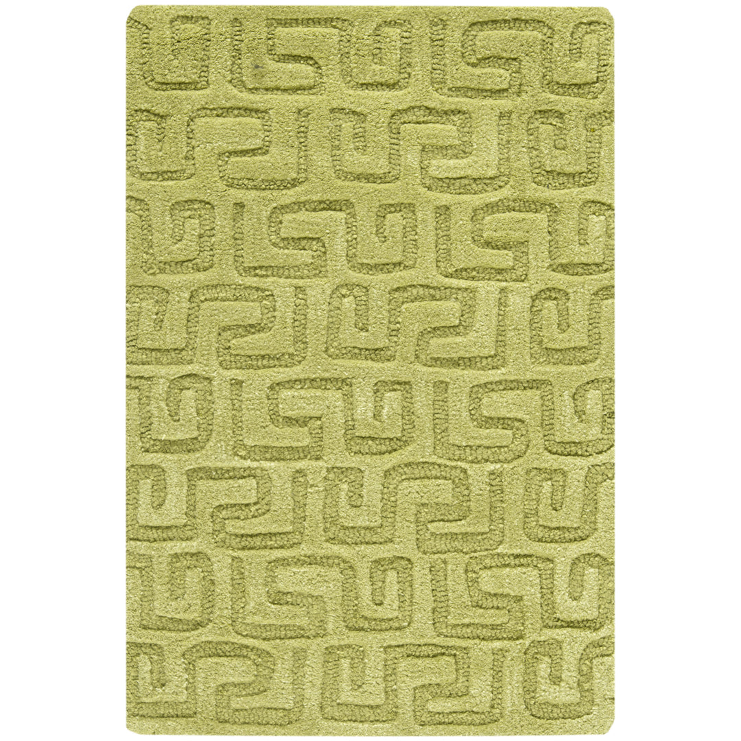 SAFAVIEH Soho SOH416A Handmade Green / Green Rug Image 9