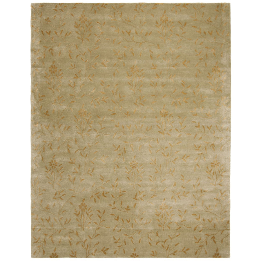 SAFAVIEH Soho Collection SOH418D Handmade Sage / Rust Rug Image 1