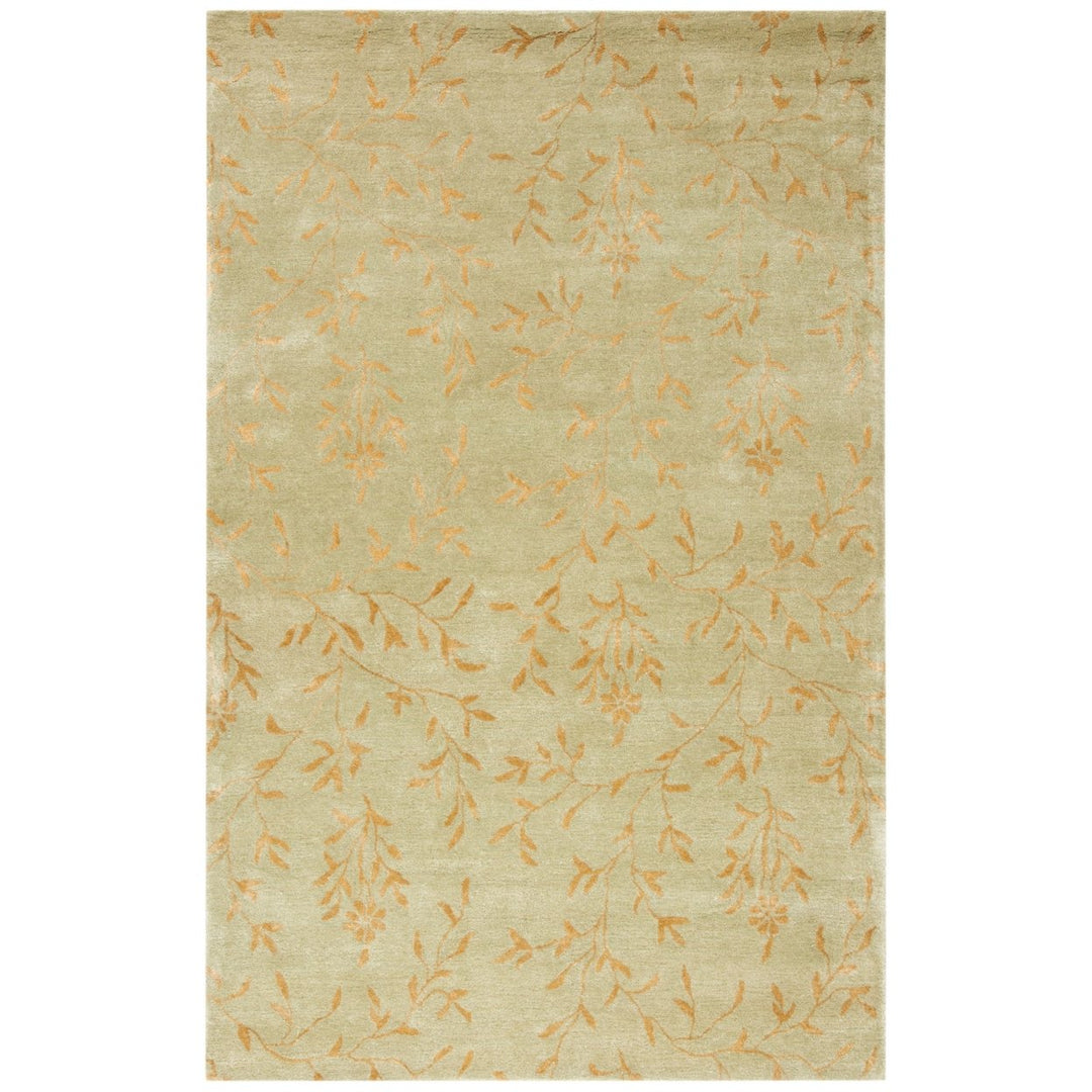 SAFAVIEH Soho Collection SOH418D Handmade Sage / Rust Rug Image 8