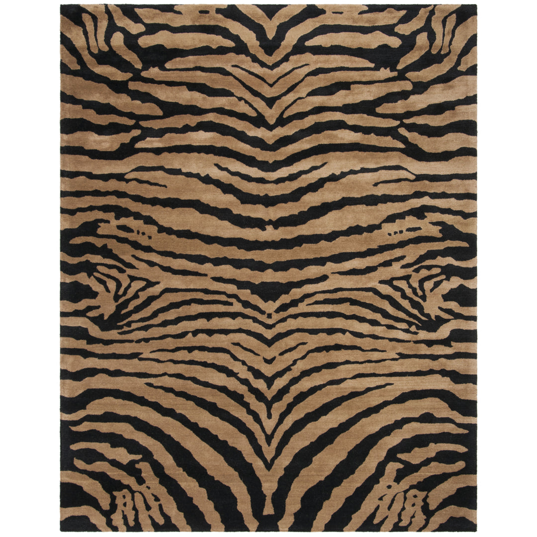 SAFAVIEH Soho SOH434E Handmade Black / Brown Rug Image 1