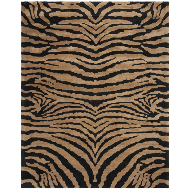 SAFAVIEH Soho SOH434E Handmade Black / Brown Rug Image 1