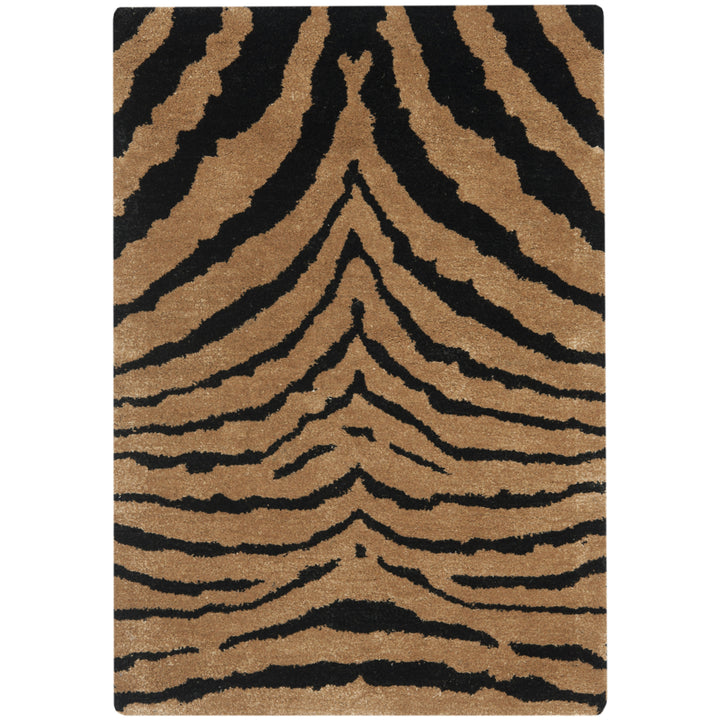 SAFAVIEH Soho SOH434E Handmade Black / Brown Rug Image 7