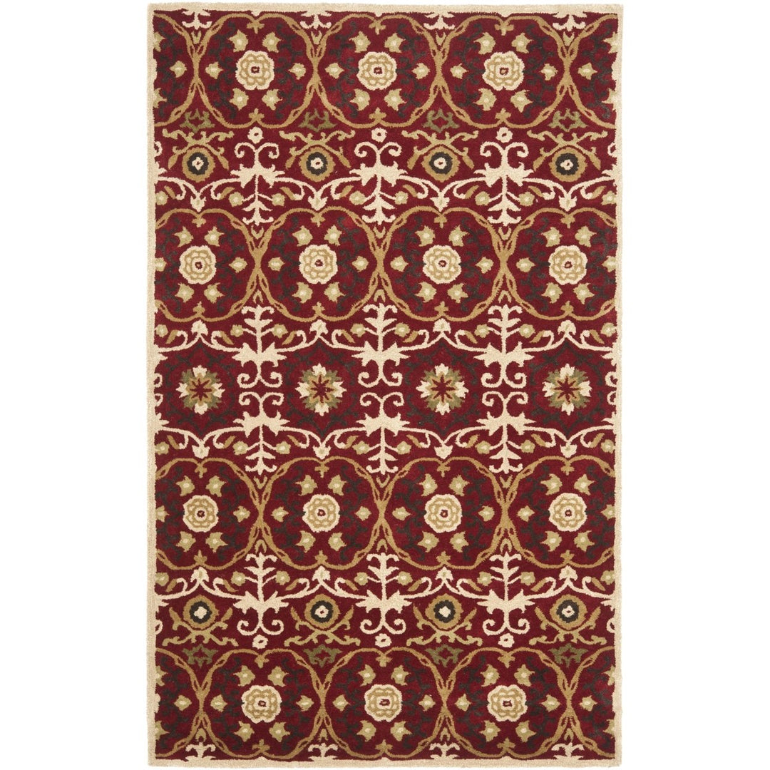 SAFAVIEH Soho Collection SOH446B Handmade Red / Multi Rug Image 5