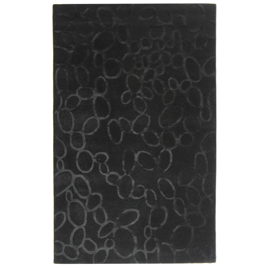 SAFAVIEH Soho Collection SOH515B Handmade Black Rug Image 1