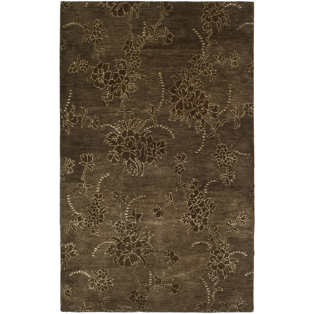 SAFAVIEH Soho Collection SOH512A Handmade Brown Rug Image 5