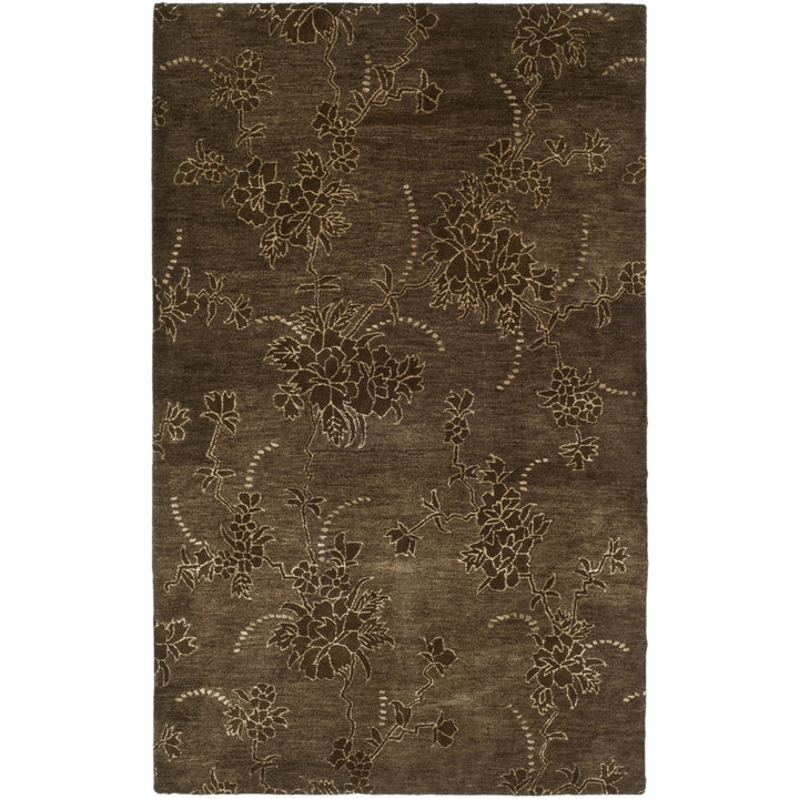 SAFAVIEH Soho Collection SOH512A Handmade Brown Rug Image 5