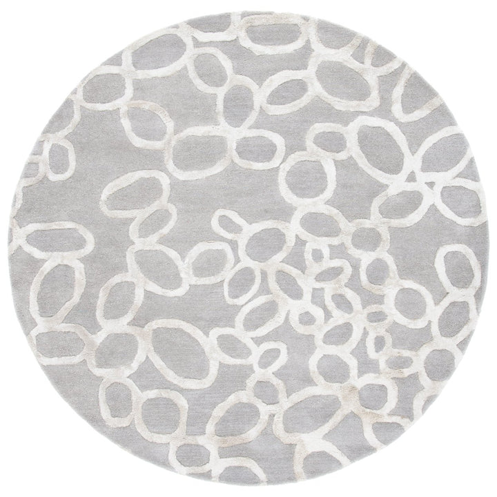 SAFAVIEH Soho Collection SOH515A Handmade Grey Rug Image 4