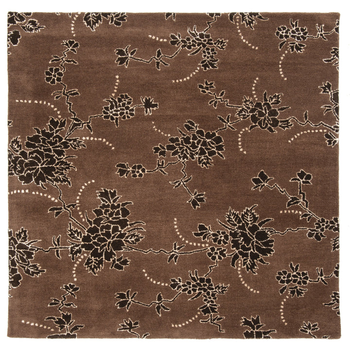 SAFAVIEH Soho Collection SOH512A Handmade Brown Rug Image 7