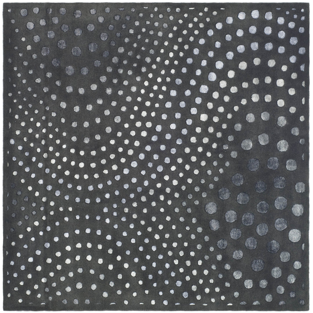 SAFAVIEH Soho Collection SOH654A Handmade Dark Grey Rug Image 6