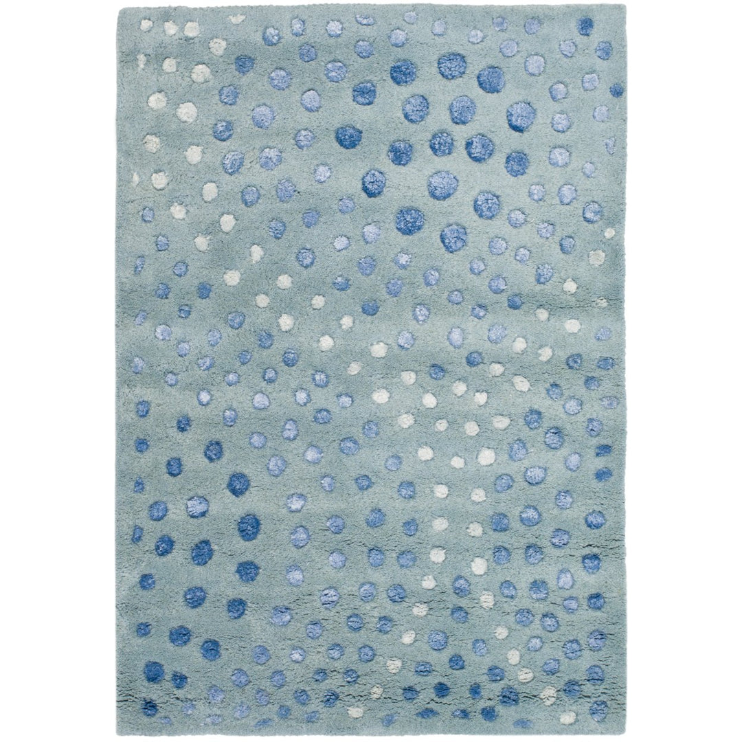 SAFAVIEH Soho Collection SOH654B Handmade Light Blue Rug Image 1