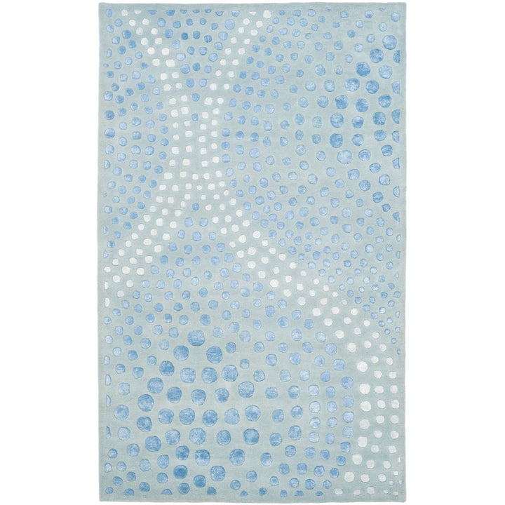 SAFAVIEH Soho Collection SOH654B Handmade Light Blue Rug Image 1