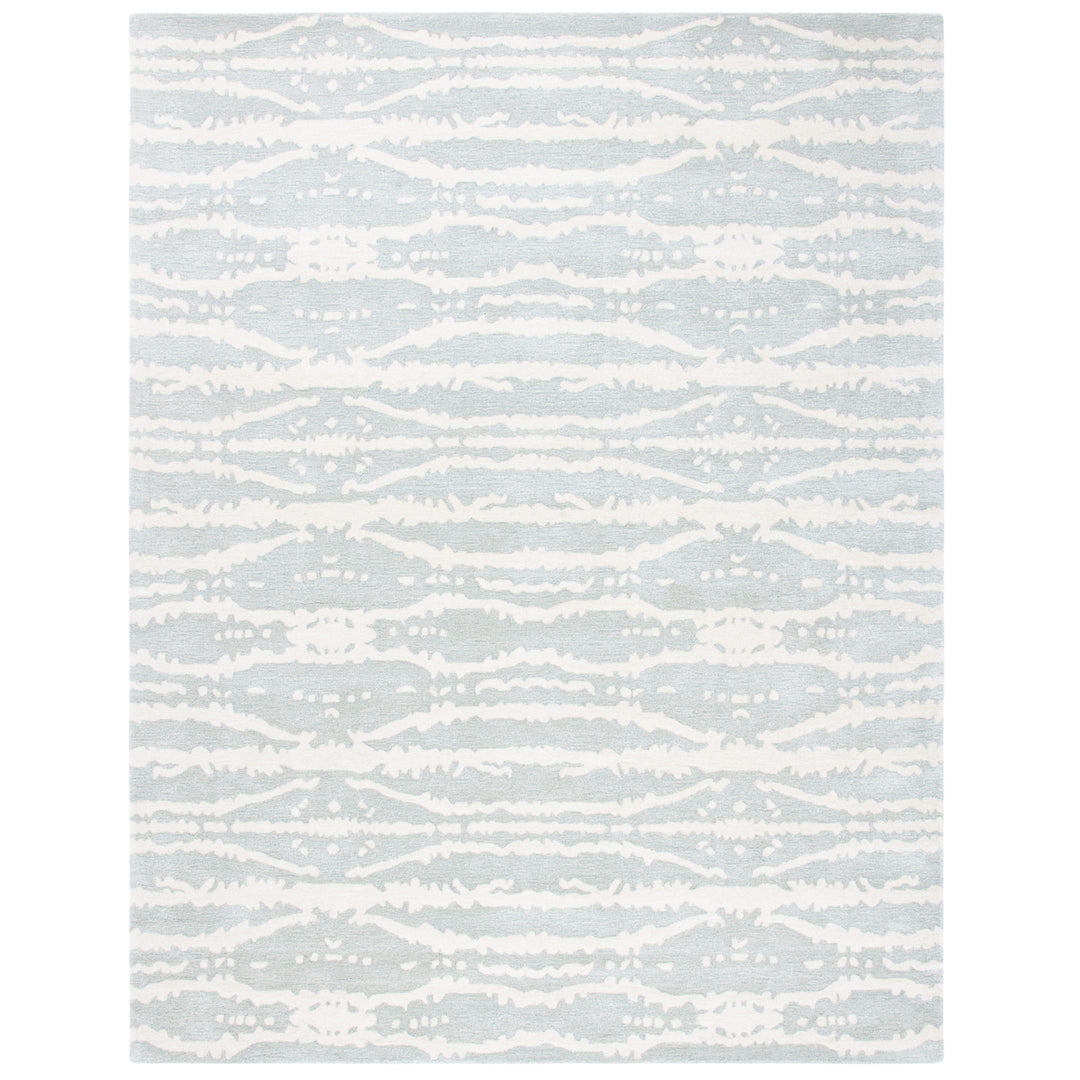 SAFAVIEH Soho SOH656G Handmade Light Grey / Ivory Rug Image 1