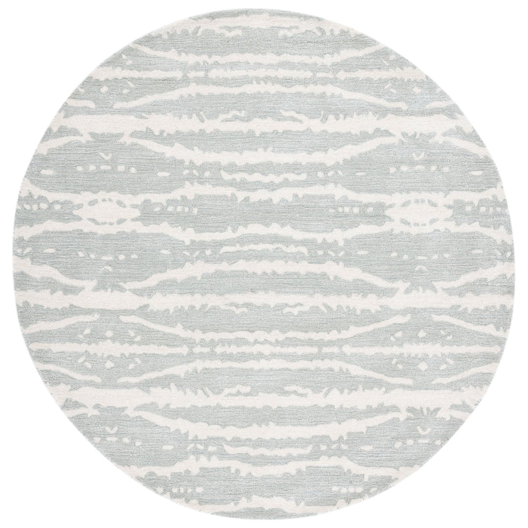 SAFAVIEH Soho SOH656G Handmade Light Grey / Ivory Rug Image 1