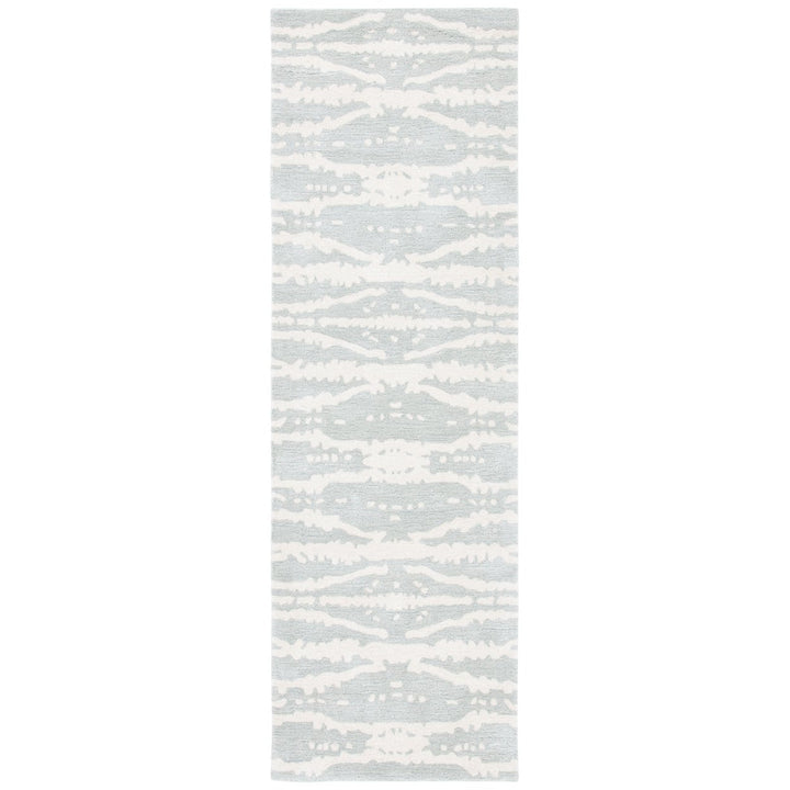 SAFAVIEH Soho SOH656G Handmade Light Grey / Ivory Rug Image 1