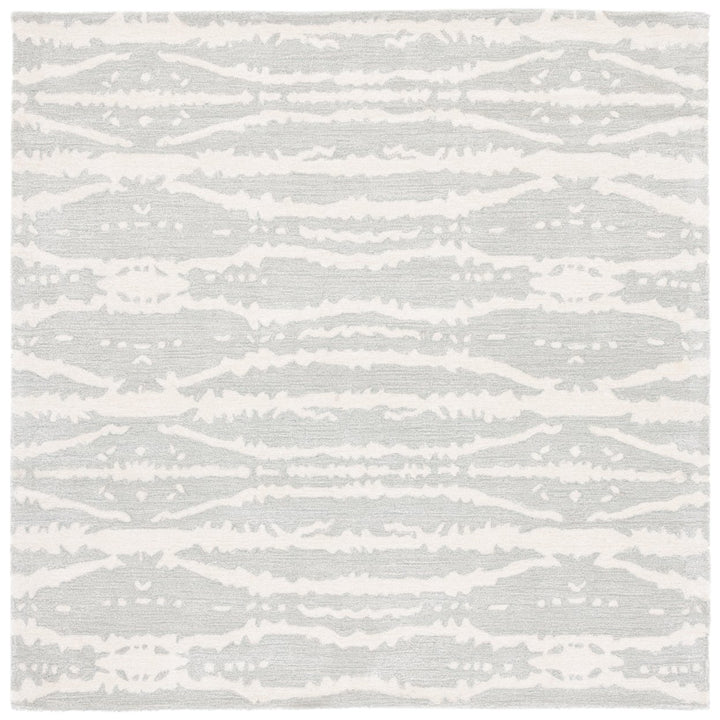 SAFAVIEH Soho SOH656G Handmade Light Grey / Ivory Rug Image 1