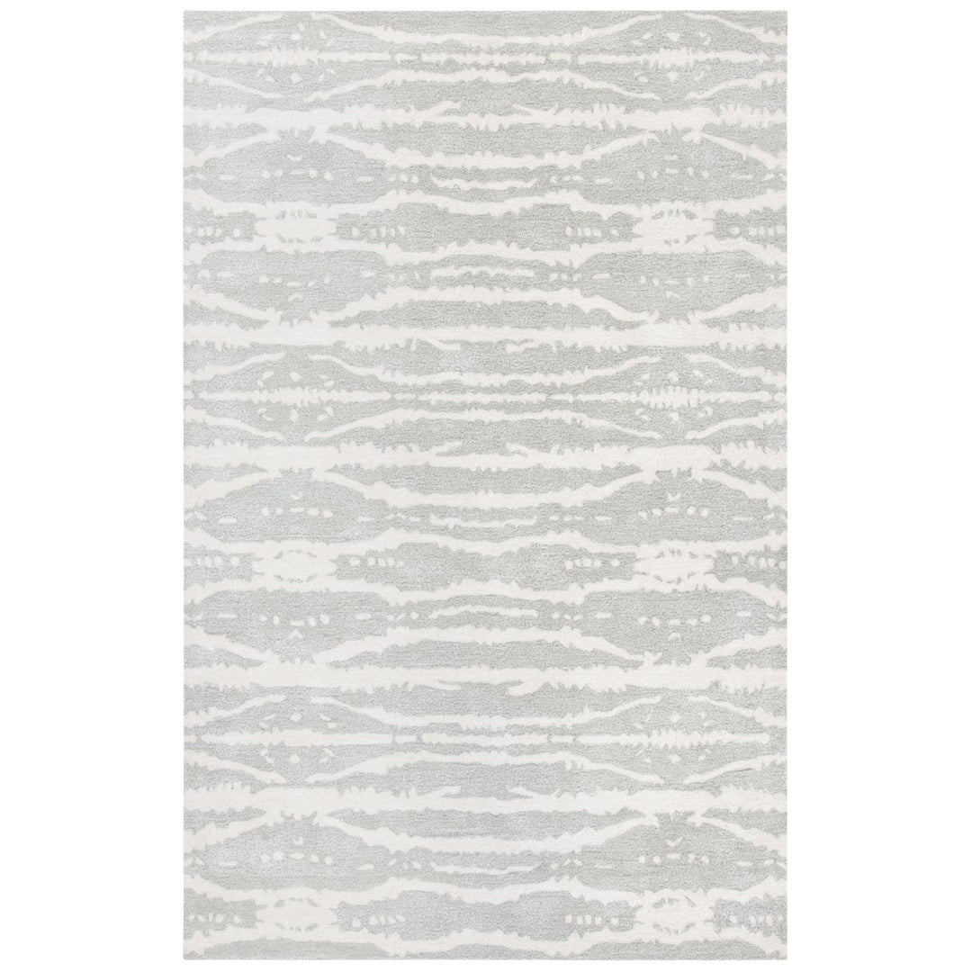 SAFAVIEH Soho SOH656G Handmade Light Grey / Ivory Rug Image 1