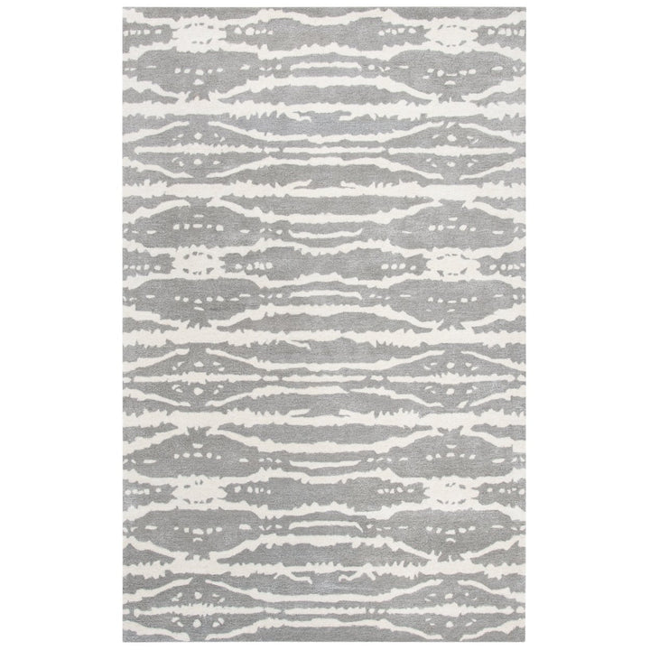 SAFAVIEH Soho Collection SOH656F Handmade Grey/Ivory Rug Image 10