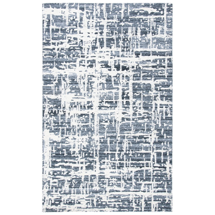 SAFAVIEH Soho Collection SOH657F Handmade Grey/Ivory Rug Image 10