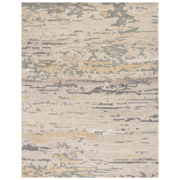 SAFAVIEH Soho Collection SOH676B Handmade Beige/Grey Rug Image 1