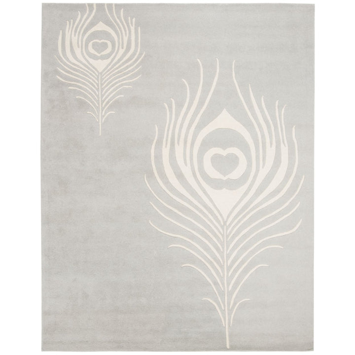 SAFAVIEH Soho Collection SOH704C Handmade Grey/Ivory Rug Image 1