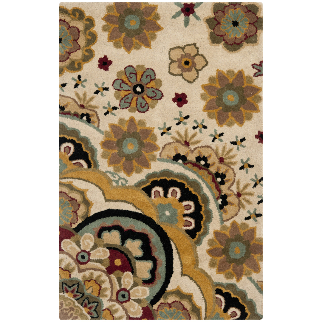 SAFAVIEH Soho SOH701A Handmade Ivory / Multi Rug Image 8