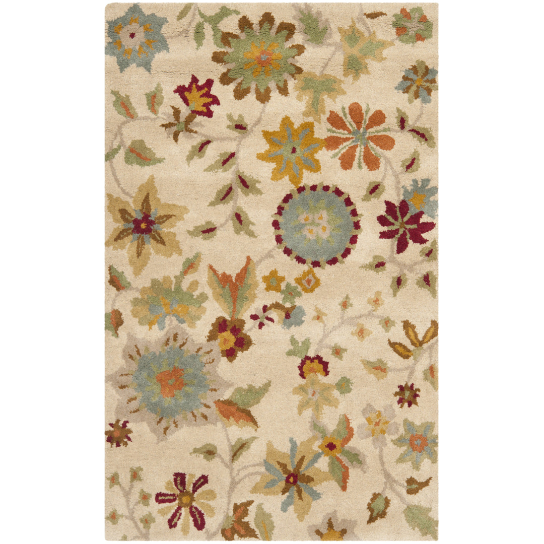 SAFAVIEH Soho Collection SOH702A Handmade Ivory/Sage Rug Image 8